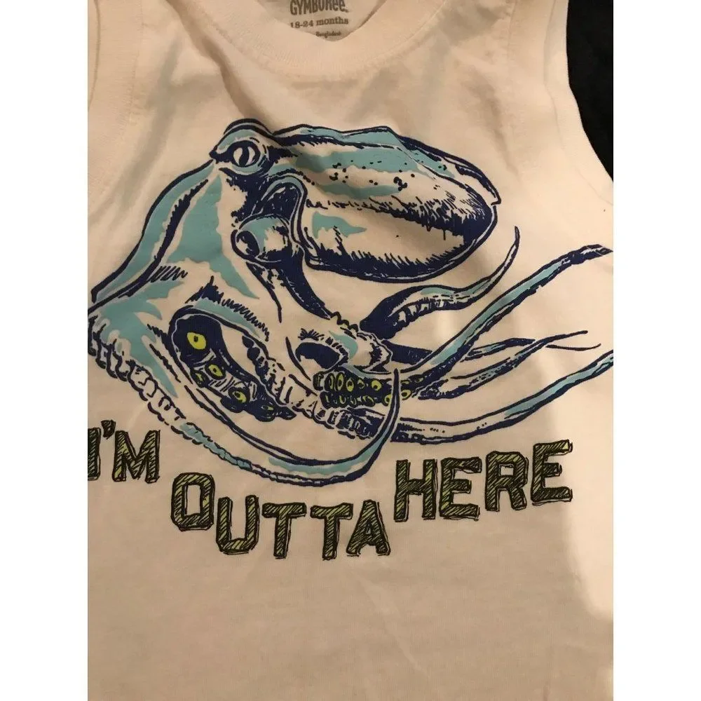 old navy and Gymboree size 18-24 Month VW Squid Tank Tops